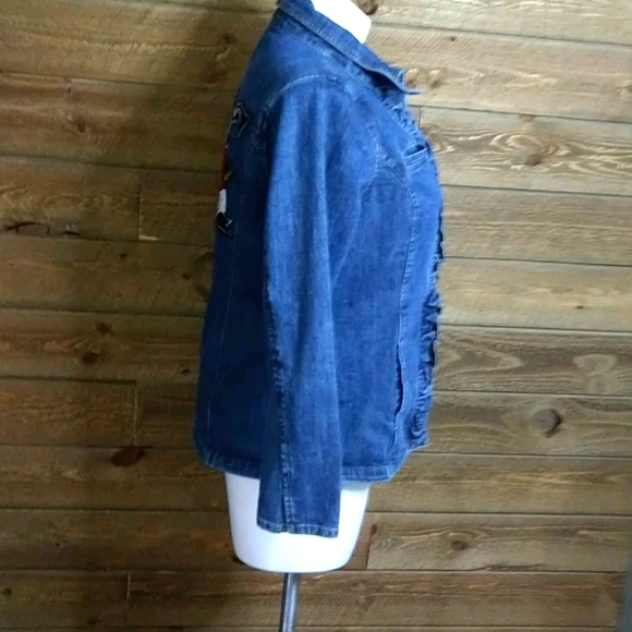 Guns and Roses Customized Jean Jacket Size XXL - Picture 15 of 15